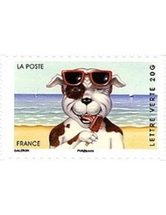 Timbre Poste Autoadhesif Obli N° 0977 philatelie foxtimbre