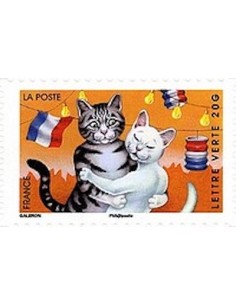 Timbre Poste Autoadhesif Obli N° 0980 philatelie foxtimbre