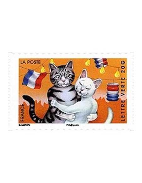 Timbre Poste Autoadhesif Obli N° 0980 philatelie foxtimbre