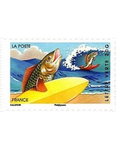 Timbre Poste Autoadhesif Obli N° 0984 philatelie foxtimbre