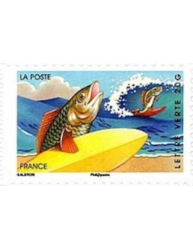 Timbre Poste Autoadhesif Obli N° 0984 philatelie foxtimbre