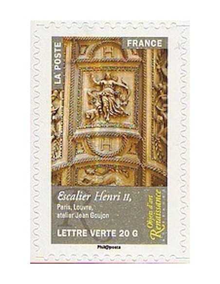 Timbre Poste Autoadhesif Obli N° 1015 philatelie foxtimbre