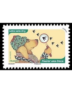 Timbre Poste Autoadhesif Obli N° 1034 philatelie foxtimbre