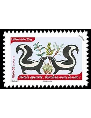 Timbre Poste Autoadhesif Obli N° 1036 philatelie foxtimbre