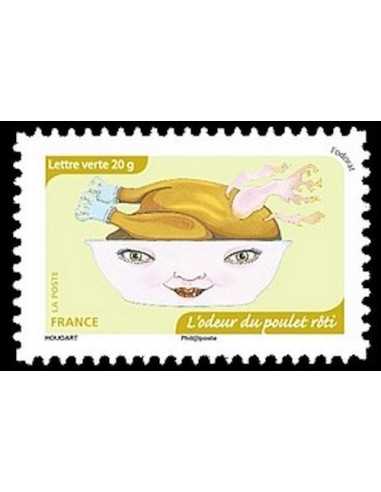 Timbre Poste Autoadhesif Obli N° 1041 philatelie foxtimbre