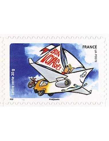 Timbre Poste Autoadhesif Obli N° 1046 philatelie foxtimbre