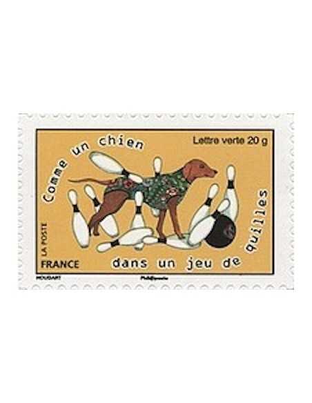 Timbre Poste Autoadhesif Obli N° 1166 philatelie foxtimbre