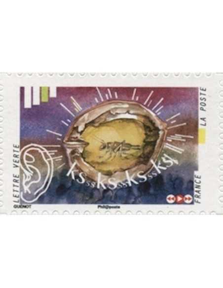 Timbre Poste Autoadhesif Obli N° 1232 philatelie foxtimbre