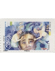 Timbre Poste Autoadhesif Obli N° 1234 philatelie foxtimbre