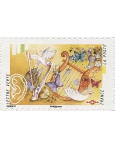 Timbre Poste Autoadhesif Obli N° 1242 philatelie foxtimbre