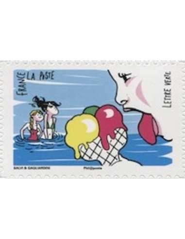 Timbre Poste Autoadhesif Obli N° 1293 philatelie foxtimbre