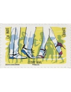 Timbre Poste Autoadhesif Obli N° 1294 philatelie foxtimbre