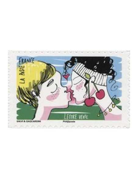 Timbre Poste Autoadhesif Obli N° 1297 philatelie foxtimbre