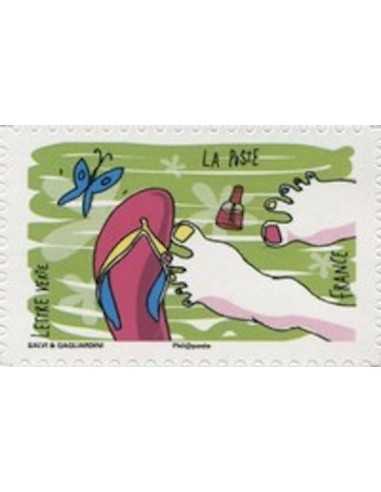 Timbre Poste Autoadhesif Obli N° 1299 philatelie foxtimbre