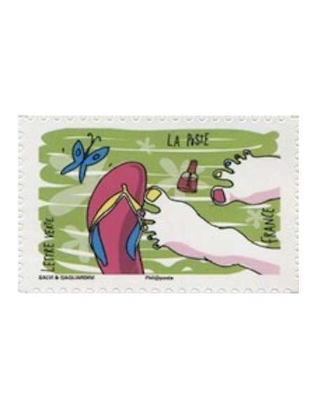 Timbre Poste Autoadhesif Obli N° 1299 philatelie foxtimbre