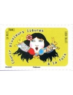 Timbre Poste Autoadhesif Obli N° 1312 philatelie foxtimbre