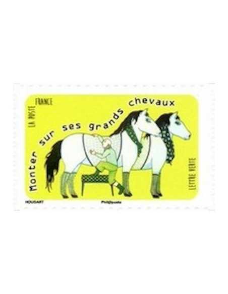 Timbre Poste Autoadhesif Obli N° 1322 philatelie foxtimbre