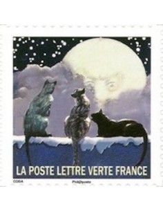 Timbre Poste Autoadhesif Obli N° 1327 philatelie foxtimbre