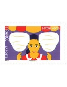 Timbre Poste Autoadhesif Obli N° 1432 philatelie foxtimbre