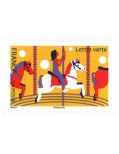 Timbre Poste Autoadhesif Obli N° 1433 philatelie foxtimbre