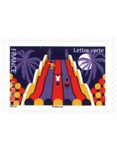 Timbre Poste Autoadhesif Obli N° 1441 philatelie foxtimbre