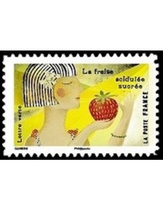 Timbre Poste Autoadhesif Obli N° 1455 philatelie foxtimbre