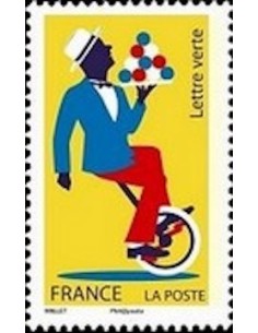 Timbre Poste Autoadhesif Obli N° 1482 philatelie foxtimbre