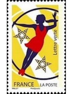 Timbre Poste Autoadhesif Obli N° 1484 philatelie foxtimbre