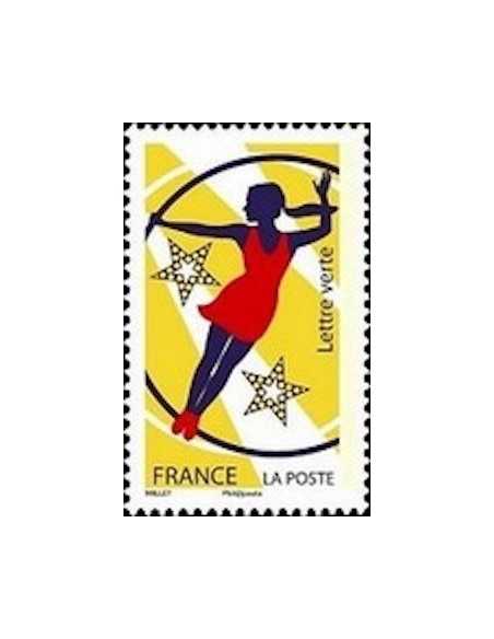 Timbre Poste Autoadhesif Obli N° 1484 philatelie foxtimbre