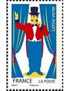 Timbre Poste Autoadhesif Obli N° 1488 philatelie foxtimbre