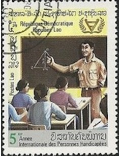Timbre Poste Laos N° 0368 Obli philatelie foxtimbre