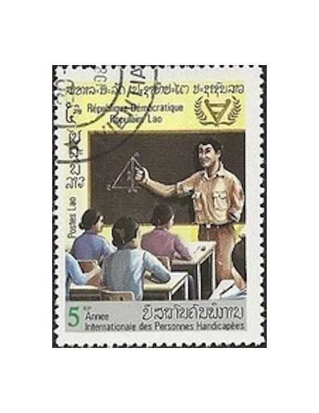 Timbre Poste Laos N° 0368 Obli philatelie foxtimbre