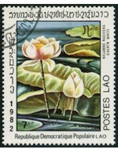 Timbre Poste Laos N° 0393 Obli philatelie foxtimbre