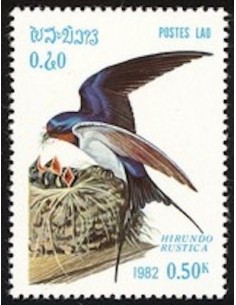 Timbre Poste Laos N° 0394 Obli philatelie foxtimbre
