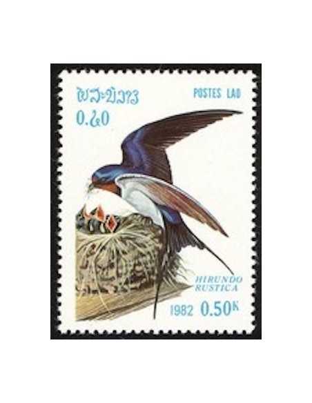 Timbre Poste Laos N° 0394 Obli philatelie foxtimbre
