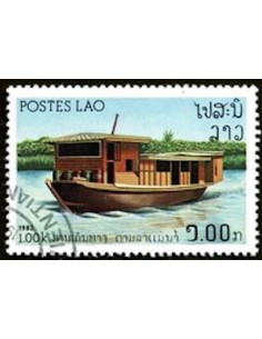 Timbre Poste Laos N° 0414 Obli philatelie foxtimbre