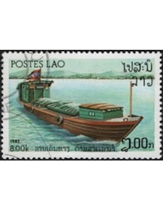 Timbre Poste Laos N° 0417 Obli philatelie foxtimbre