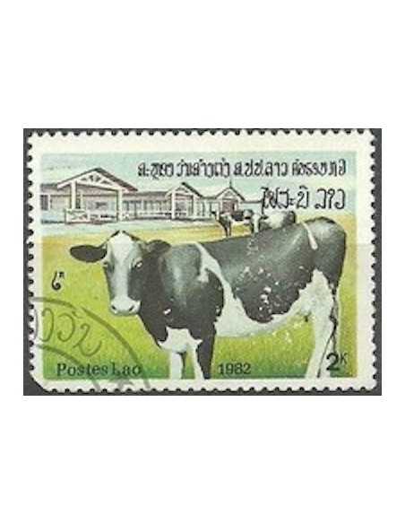 Timbre Poste Laos N° 0440 Obli philatelie foxtimbre