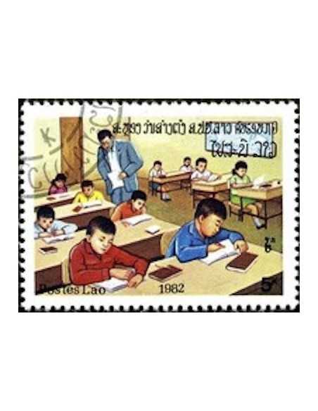 Timbre Poste Laos N° 0443 Obli philatelie foxtimbre