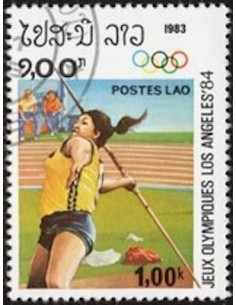 Timbre Poste Laos N° 0449 Obli philatelie foxtimbre