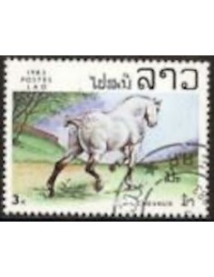 Timbre Poste Laos N° 0457 Obli philatelie foxtimbre