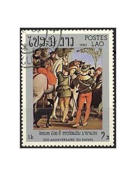 Timbre Poste Laos N° 0461 Obli philatelie foxtimbre