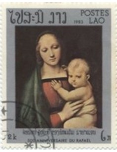 Timbre Poste Laos N° 0462 Obli philatelie foxtimbre