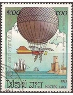 Timbre Poste Laos N° 0476 Obli philatelie foxtimbre