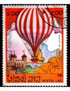 Timbre Poste Laos N° 0477 Obli philatelie foxtimbre