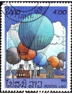 Timbre Poste Laos N° 0479 Obli philatelie foxtimbre