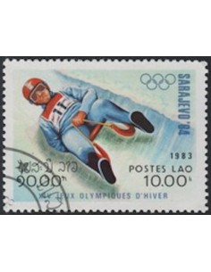 Timbre Poste Laos N° 0492 Obli philatelie foxtimbre