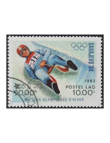 Timbre Poste Laos N° 0492 Obli philatelie foxtimbre