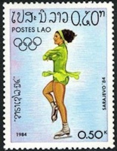 Timbre Poste Laos N° 0525 Obli philatelie foxtimbre