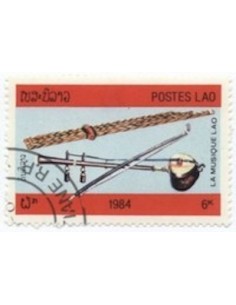 Timbre Poste Laos N° 0544 Obli philatelie foxtimbre